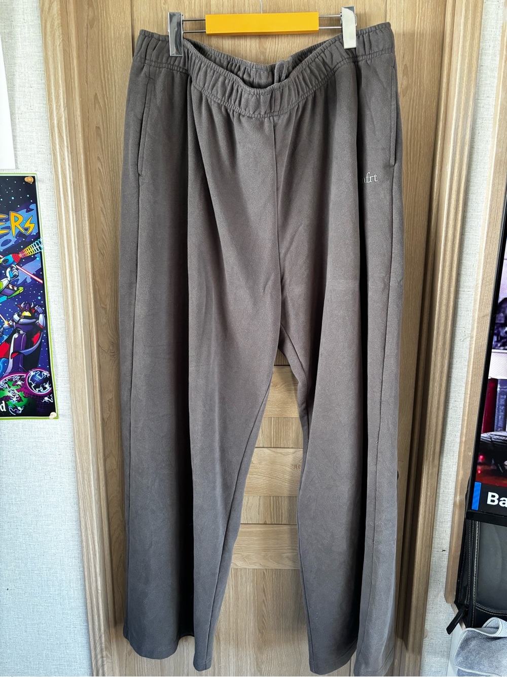 Comfrt Wide Leg Sweatpants Size 3XL Brown Loungewear Athleisure